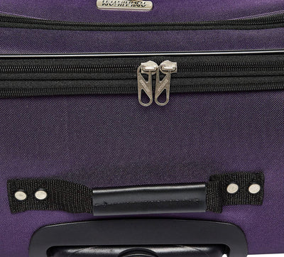 American Tourister Pop Max Softside Luggage with Spinner Wheels, Purple, 3-Piece Set (21/25/29)- NEW OUT OF BOX!!!