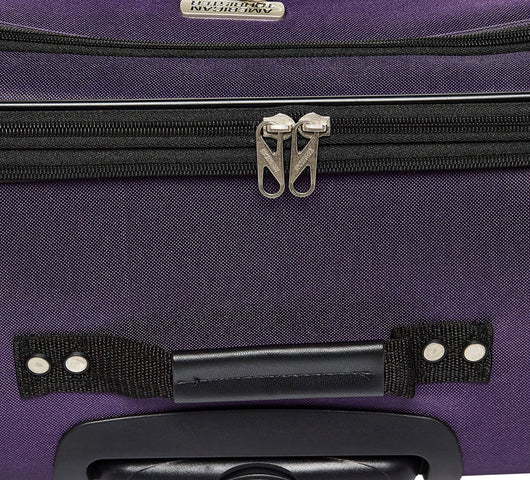 American Tourister Pop Max Softside Luggage with Spinner Wheels, Purple, 3-Piece Set (21/25/29)- NEW OUT OF BOX!!!