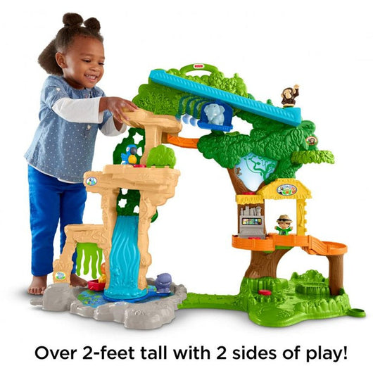 Little People Fisher-Price Share & Care Safari Interactive Action Figure Set with Lights & Sounds**New in Box**