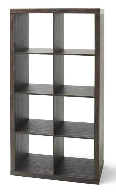 Better Homes & Gardens 8-Cube Storage Organizer, Tobacco Oak!! NEW IN BOX!!