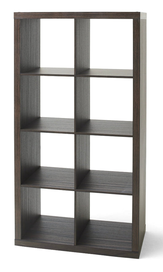 Better Homes & Gardens 8-Cube Storage Organizer, Tobacco Oak!! NEW IN BOX!!