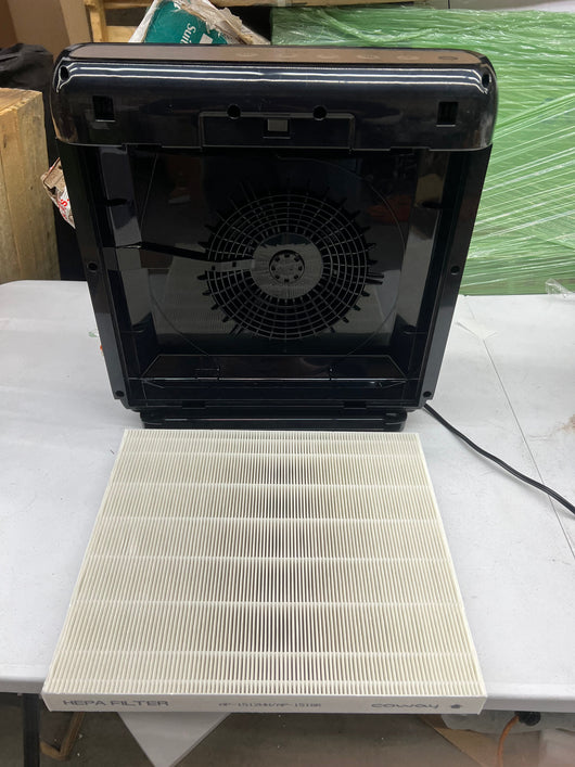 Coway Airmega AP-1512HHS App-Enabled Smart Technology, Compatible with Amazon Alexa True HEPA Air Purifier, Black/Bronze- Lightly Used, Tested and Works Great!!!