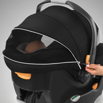 Chicco KeyFit 30 Zip 30 lbs Infant Car Seat - Black (Black)**New in box**
