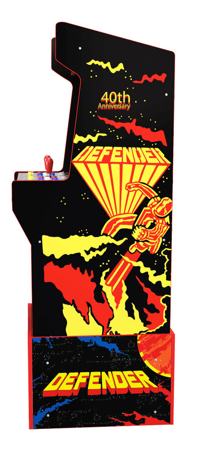 Arcade1Up Defender 40th anniversary 12-in-1 Midway Legacy Edition Arcade with Licensed Riser and Light-Up Marquee!! NEW IN BOX!!