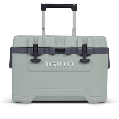 Igloo Overland 52 qt. Ice Chest Cooler with Wheels, Green**New**