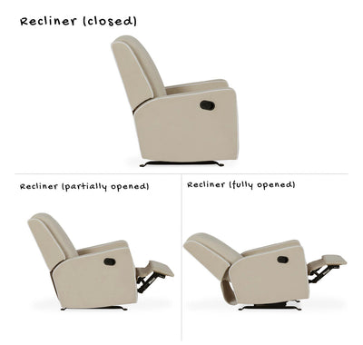 Baby Relax Robyn Rocker Recliner Beige Linen (new and assembled)