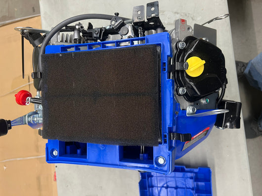 DuroMax XP23HPE 713cc V-Twin Electric Start Gas Powered 50 State Approved, Multi-Use Engine, XP23HPE, Blue- NEW OUT OF BOX!!! (Minor crack on air filter cover)