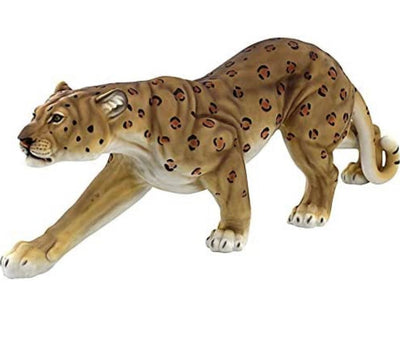 Design Toscano JQ7931 Silent Pursuer Spotted Leopard Garden Statue, Full Color Finish**New**