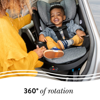 Evenflo Gold Revolve360 Rotational AllinOne Convertible Car Seat Swivel Car Seat Rotating Car Seat for All Ages Swivel Baby Car Seat ModeChanging 4120lb Car Seat and Booster Car Seat, Moonstone**New in box**