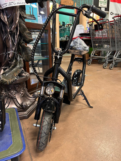 SKRT Electric Scooter 350W 48V 18.6 Miles Long-range Battery Foldable Easy Carry Portable Design, Adult Electric Scooter Up to 18 MPH Commuter Scooter Black!  -Brand new & Assembled (Light Switch button is cracked but does still work, photos shown)