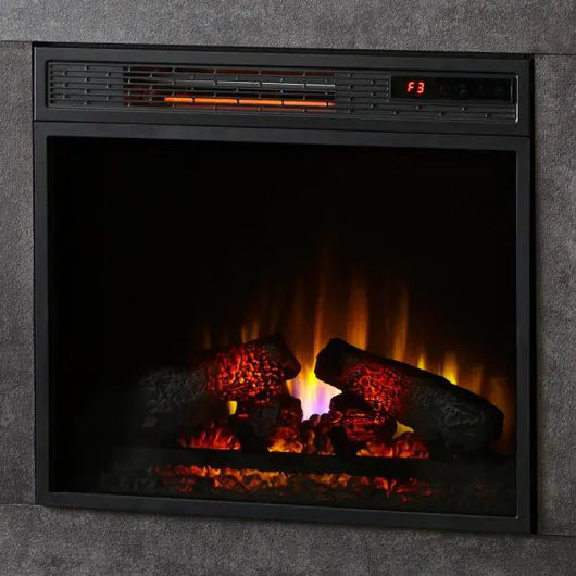 Home Decorators Collection Wildercliff 45 in. Freestanding Wall Mantel Electric Fireplace in Driftwood**New in Box**