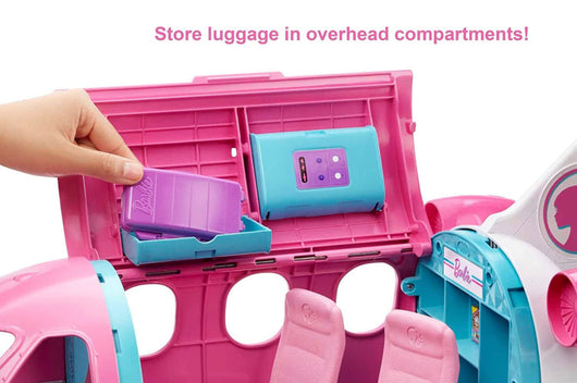 Barbie Dreamplane Airplane Toys Playset with 15+ Accessories Including Puppy, Snack Cart, Reclining Seats and More- NEW IN BOX!!!