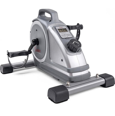 Sunny Health & Fitness Mini Exercise Bike Peddler w/ Adjustable Resistance- NEW AND ASSEMBLED!!!!