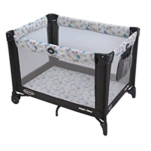 Graco Pack and Play Portable Playard, Push Button Compact Fold, Carnival**New in box**