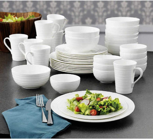 Mikasa Swirl 40-piece Bone China Dinnerware Set**New in box**