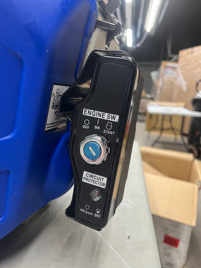 DuroMax XP23HPE 713cc V-Twin Electric Start Gas Powered 50 State Approved, Multi-Use Engine, XP23HPE, Blue- NEW OUT OF BOX!!! (Minor crack on air filter cover)