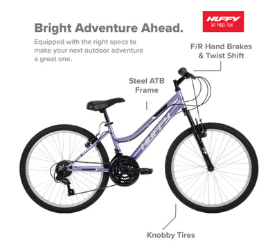 Huffy 24" Rock Creek Girls Mountain Bike for Women- NEW AND ASSEMBLED!!!