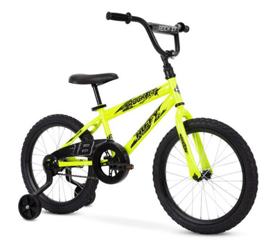 Huffy 18-Inch Rock It Boys Bike, Neon Powder Yellow- NEW AND ASSEMBLED!!!