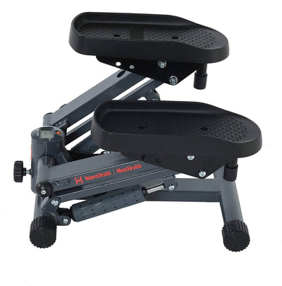 Women’s Health Men’s Health Bluetooth Cardio Stair Stepper with Adjustable Resistance Bands and with MyCloudFitness App, Black- NEW IN BOX!!!!