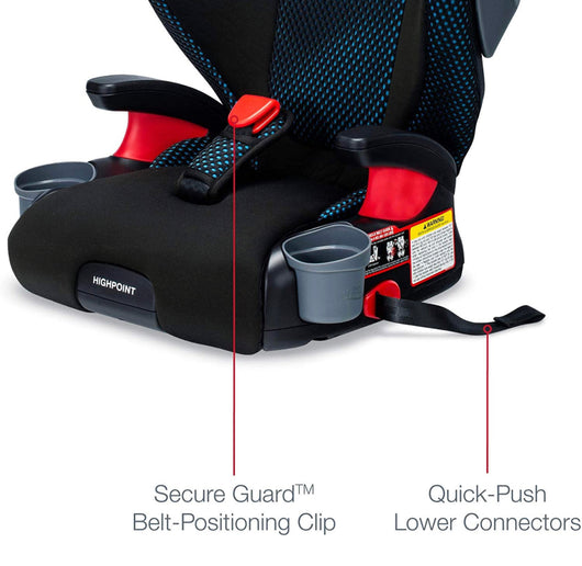 Britax Highpoint 2-Stage Belt-Positioning Booster Car Seat, Teal - Highback and Backless Seat- NEW IN BOX!!!