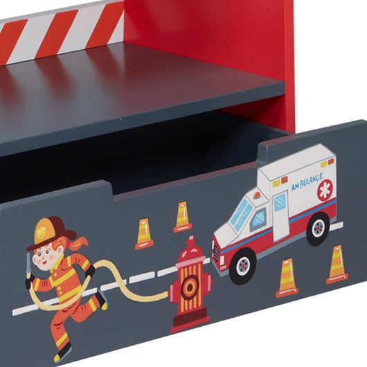 Teamson Fantasy Fields - Little Fire Fighters Bookshelf**New in Box**