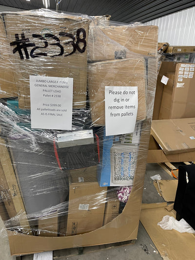 JUMBO LIQUIDATION PALLET- number 2338