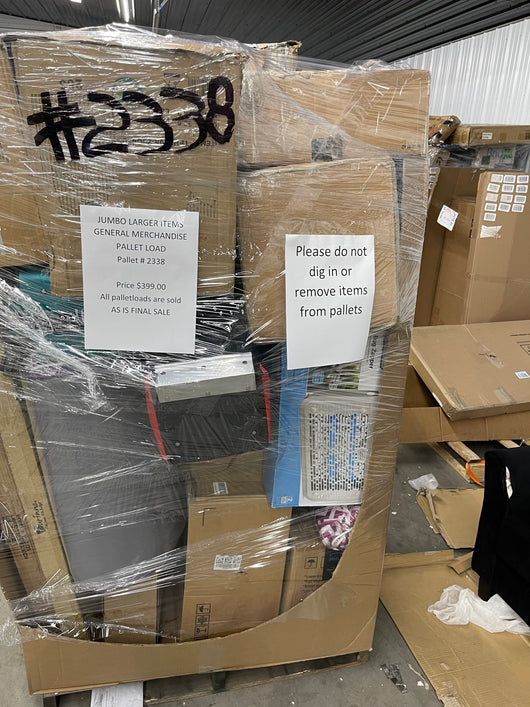 JUMBO LIQUIDATION PALLET- number 2338