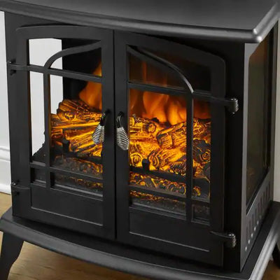 StyleWell Legacy 1,000 sq. ft. Panoramic Infrared Electric Stove in Black**New in Box**