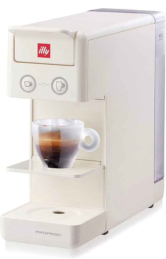 Illy Y3.3 Espresso and Coffee Machine, 12.20x3.9x10.40 (White)- Lightly Used, Very Clean and Works Great!!!!