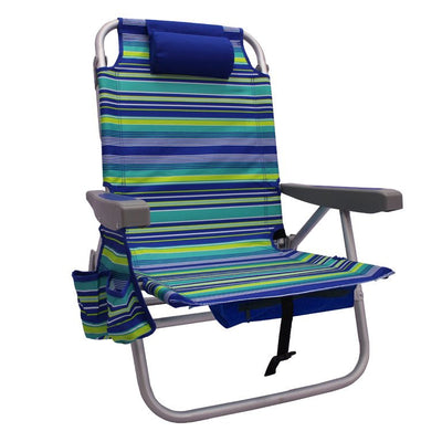 Mainstays Backpack Aluminum Beach Chair - Multi-color**New**