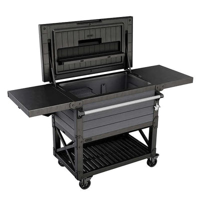 Keter Patio Cooler & Beverage Cart!! NEW AND ASSEMBLED