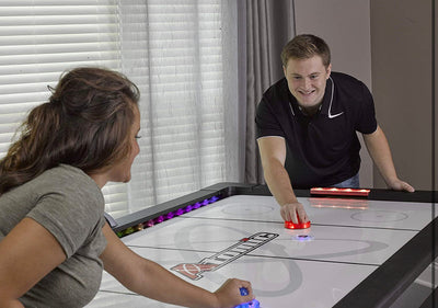 Atomic - Air-swilight hockey tables with 90-inch or 7.5-foot LED light, including light discs and pushers!  -Brand new in the box