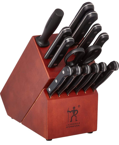 HENCKELS Solution Razor-Sharp 15-pc Knife Set, German Engineered Informed by 100+ Years of Mastery, Chefs Knife!! NEW OUT OF BOX!!