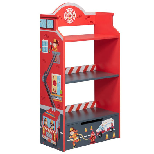 Teamson Fantasy Fields - Little Fire Fighters Bookshelf**New in Box**