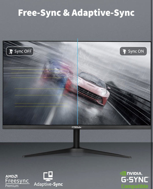 FYHXele G2465F Gaming Monitor 24 Inch 165Hz, Support 144Hz 1ms IPS 1920x1080P, 2xHDMI 1xDP, Built-in Speakers, Adaptive Sync, VESA 75mmx75mm, Black!  -Brand new in the box