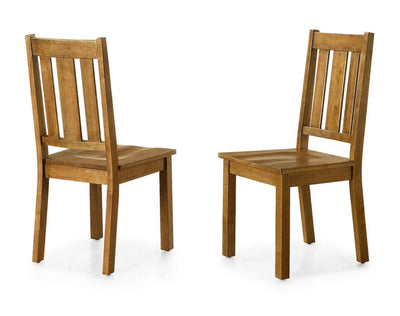 Better Homes and Gardens Bankston Dining Chair, Set of 2, Honey- NEW IN BOX!!!!