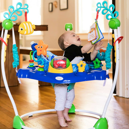Baby Einstein Neptune's Ocean Discovery Activity Jumper, Ages 6 months +- new in box
