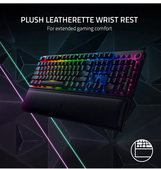 Razer BlackWidow V3 Pro Mechanical Wireless Gaming Keyboard: Green Mechanical Switches - Tactile & Clicky - Chroma RGB Lighting - Anti-Ghosting - Programmable Macro Functionality (Renewed)! (NEW IN THE BOX)