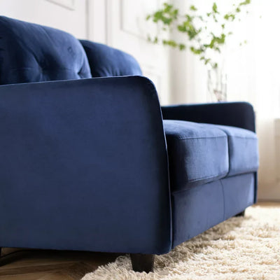 Ember Interiors Ricardo Sofa, Navy Velvet**New in box**