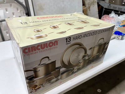 Circulon Premier Professional 13-piece Hard Anodized Cookware Set- new in the box