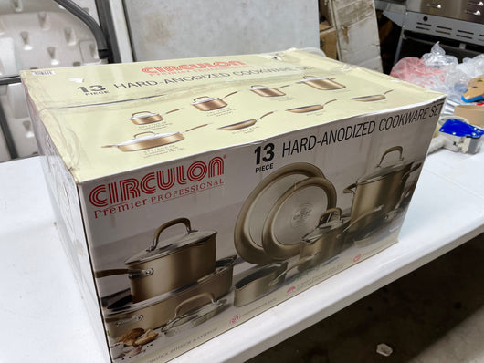 Circulon Premier Professional 13-piece Hard Anodized Cookware Set- new in the box