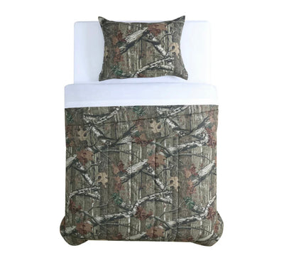 Mossy Oak, (2) Piece Infinity Camouflage Comforter Set - Twin- NEW!