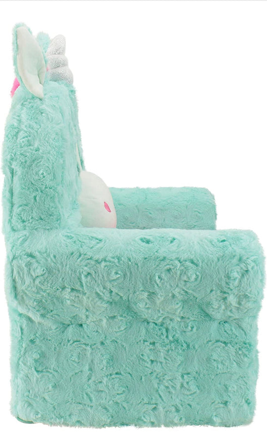 Animal Adventure - Sweet Seats - Teal Unicorn Children's Plush Chair- NEW IN BAG!!!