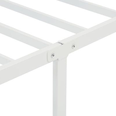 Mainstays 14'' Heavy-Duty Steel Slat Twin Platform Bed Frame, White**New in Box**