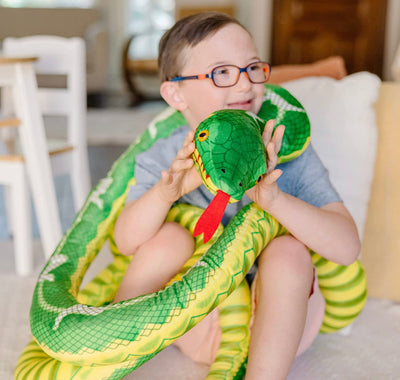 Melissa & Doug Giant Boa Constrictor - Lifelike Stuffed Animal Snake (over 14 feet long)- NEW!!!