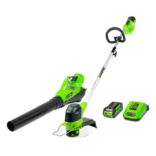 Greenworks 40 Volt Straight Shaft String Trimmer**used once**