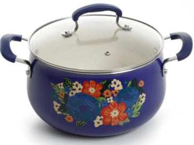 The Pioneer Woman Dazzling Dahlias 10-Piece Cookware Set w/Baker!! NEW IN BOX!!
