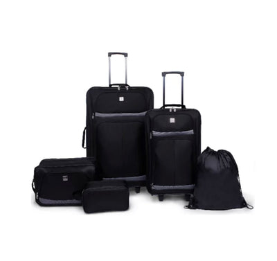Protege 5 Piece 2-Wheel Luggage Set, Check and Carry On Size- NEW OUT OF BOX!!!