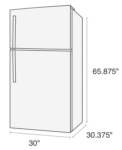 Frigidaire 18.3-cu ft Top-Freezer Refrigerator (White)!! NEW OUT OF BOX, VERY MINOR DENT FROM SHIPPING!!