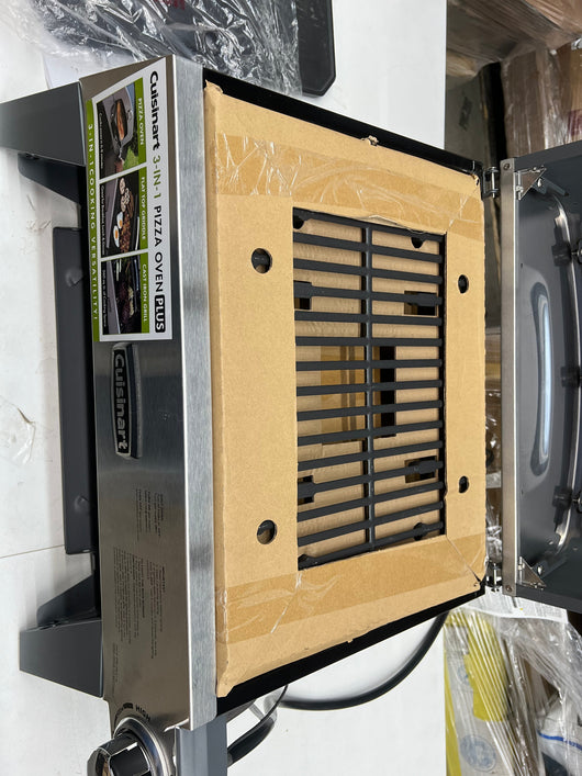Cuisinart 3-in-1 Pizza Oven, Griddle, and Grill!! NEW AND ASSEMBLED!!